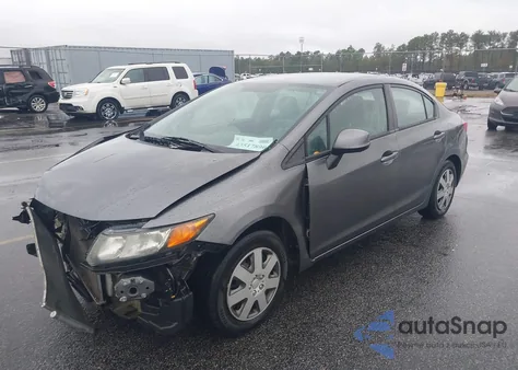 2012 Honda Civic Lx from USA, damaged, VIN 19XFB2F59CE330668